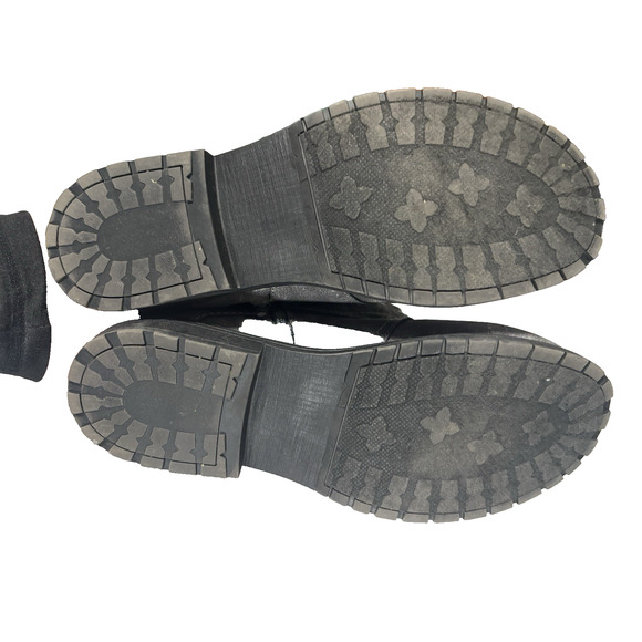 Rampage Jennis Women's 8 Gray Side Zip Mid Calf Boots Winter Cozy Biker Sexy - Picture 9 of 9